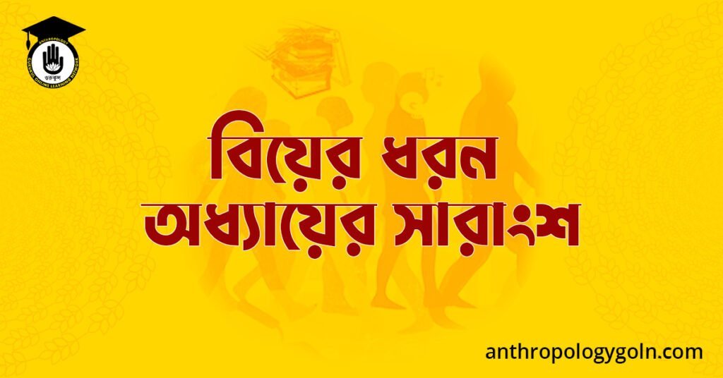 বিয়ের ধরন অধ্যায়ের সারাংশ